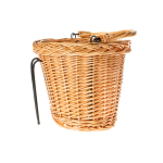 Malý prútený košík na riadidlá